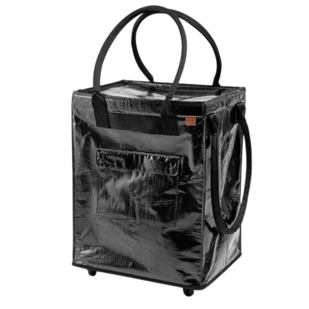 NIB Clevermade Foldable Tote Bag on Wheels 18" x 14" x 24" Holds 75 lb / 90 L